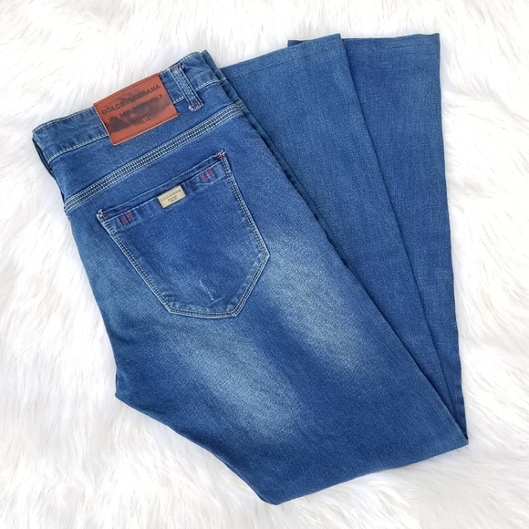 dolce gabbana blue jeans